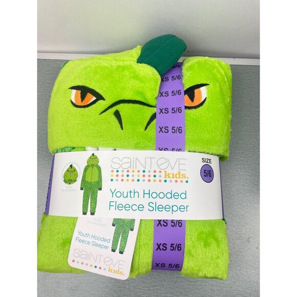 SAINT EVE DINO YOUTH BLANKET SLEEPER SIZE 10/12 - Picture 8 of 9